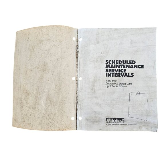 Mitchell Maintenance Service Intervals 1983 - 96 Cars Truck Vans Domestic Import - Picture 5 of 16